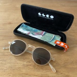 Garrett Leight Custom Sunglasses + Leather Case